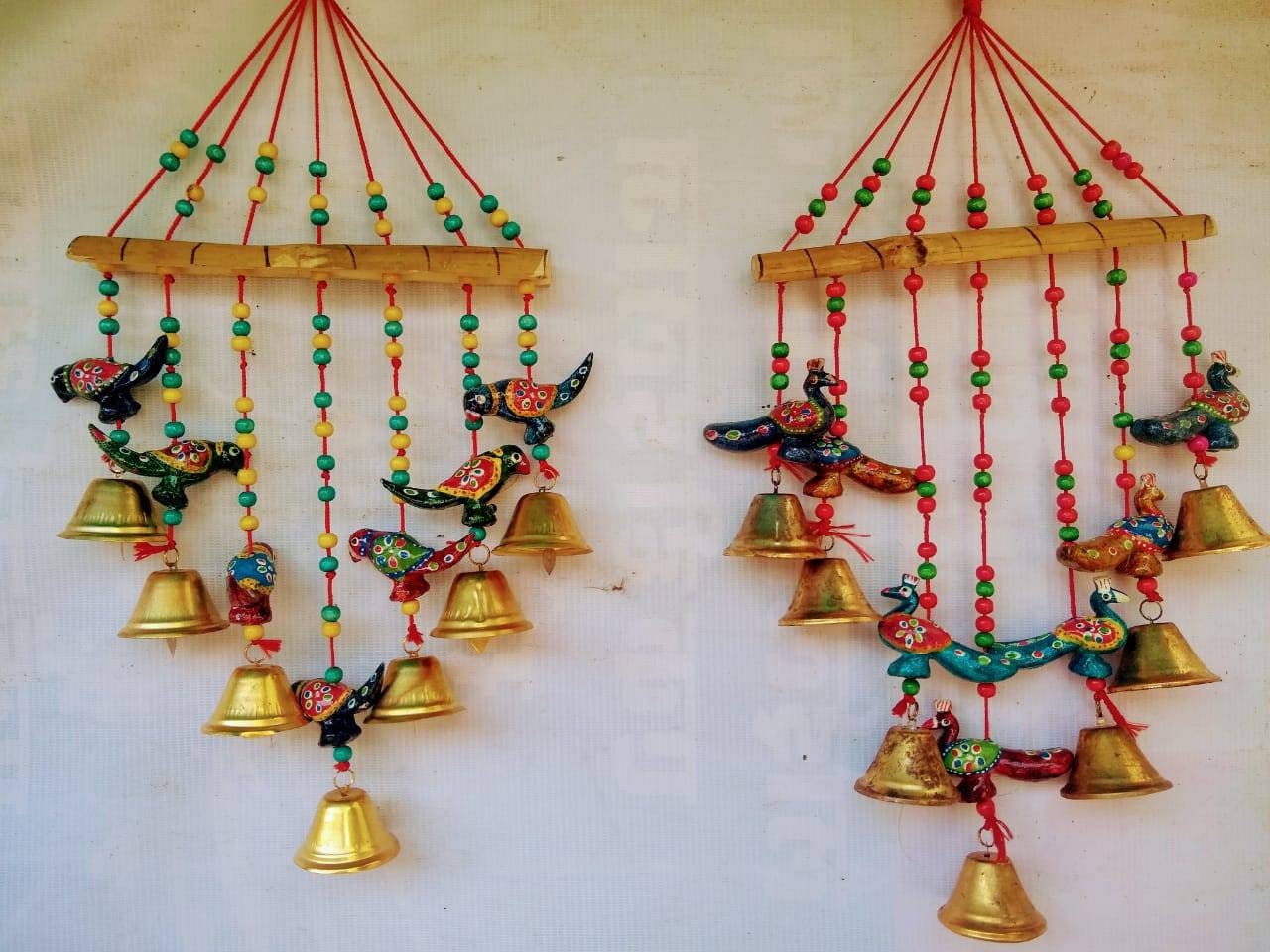 GIFT Door hanging diwali decratiom / festival decoration Christmas  bells decorations, home and decor Christmas bells - 2 pc set