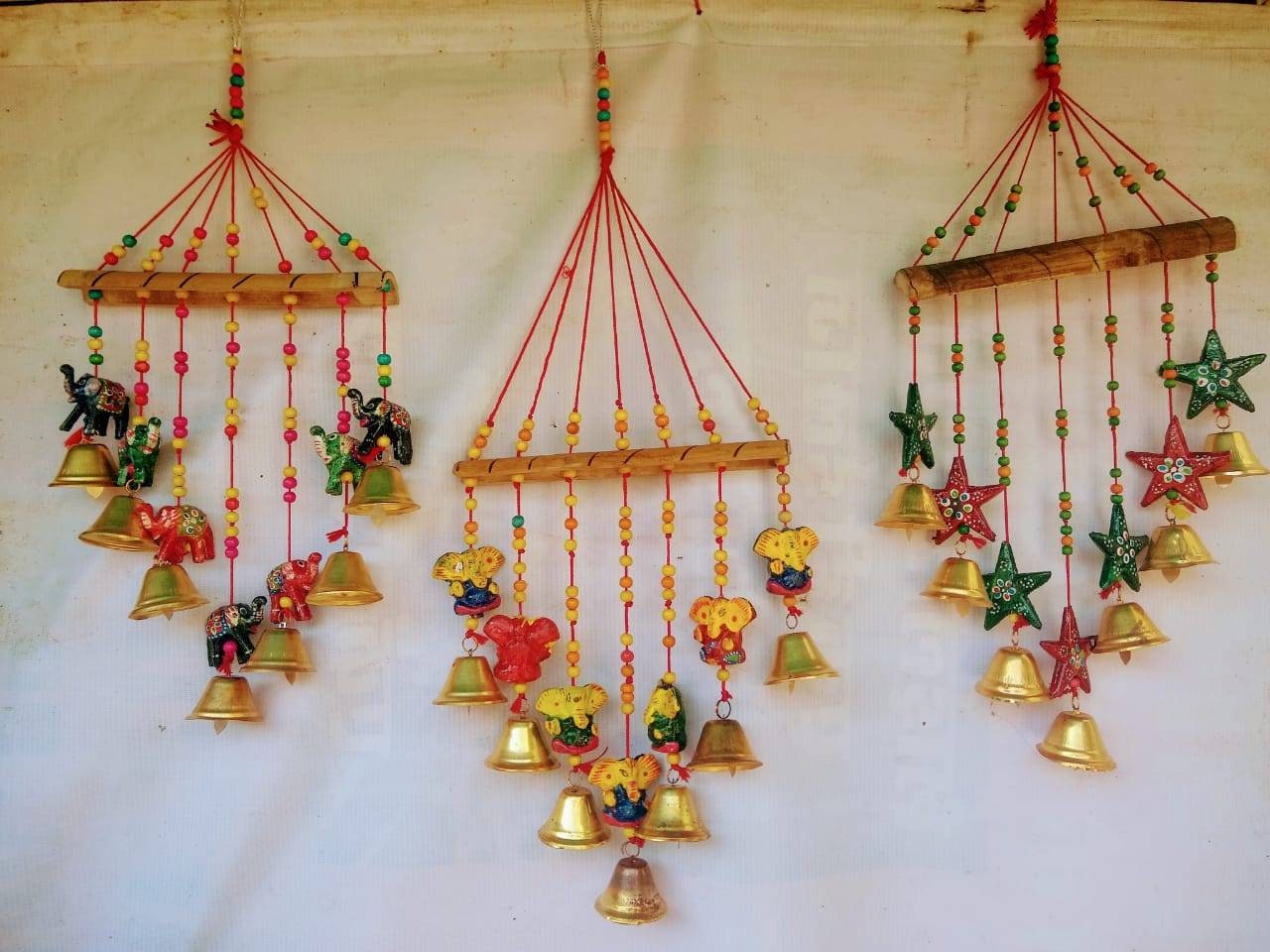 GIFT Door hanging diwali decratiom / festival decoration Christmas  bells decorations, home and decor Christmas bells - 2 pc set