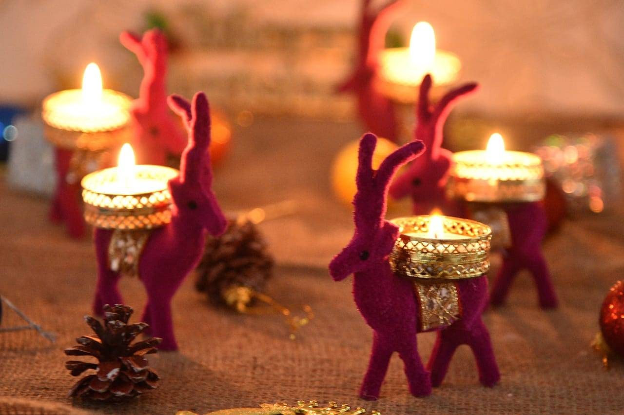 Wholesale Elephant/Reindeer Tea light HOLDER/Candle Holder/Diwali diya/ Diya set/DIWALI/Pooja/home/festival/wedding/Christmas/party decor