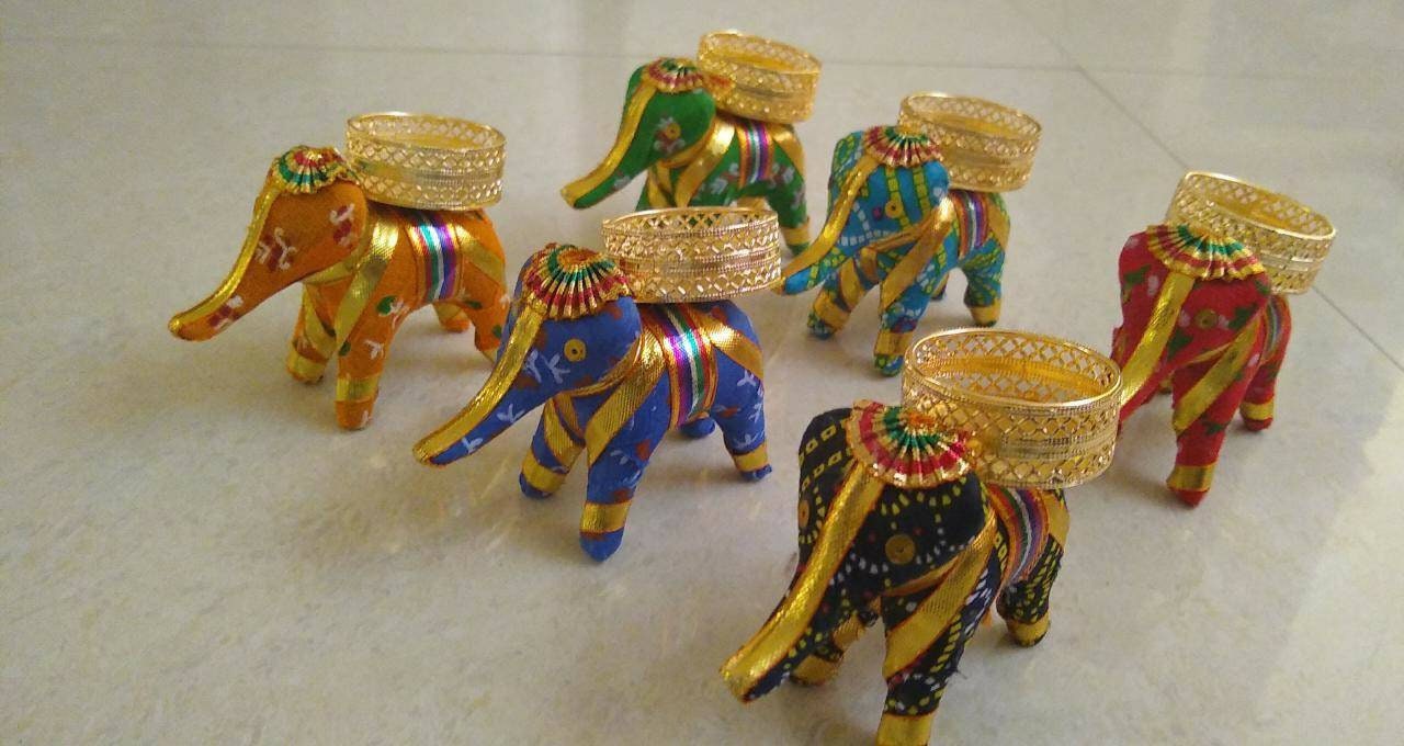 Wholesale Elephant/Reindeer Tea light HOLDER/Candle Holder/Diwali diya/ Diya set/DIWALI/Pooja/home/festival/wedding/Christmas/party decor