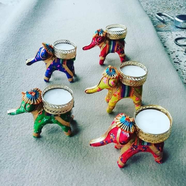 Wholesale Elephant/Reindeer Tea light HOLDER/Candle Holder/Diwali diya/ Diya set/DIWALI/Pooja/home/festival/wedding/Christmas/party decor