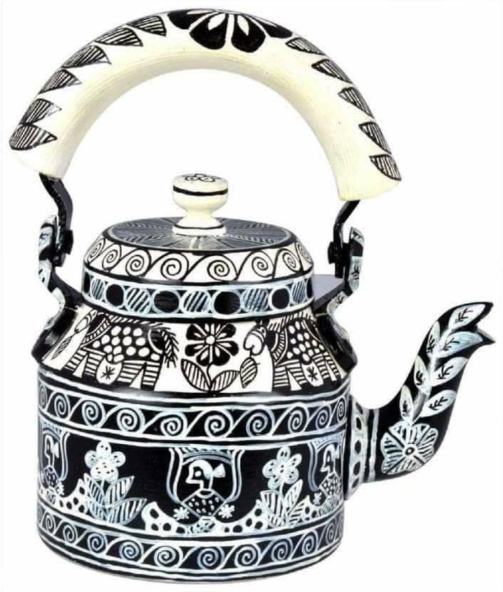 GIFT Indian Handmade Decorative Indian tea pot Beautiful Designer Hand-Painted Tea Kettle home decor housewarming gift