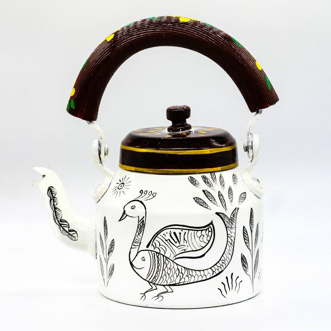 Handmade designer tea pot Hand-Painted Tea Kettle home decor housewarming gift coffee pot