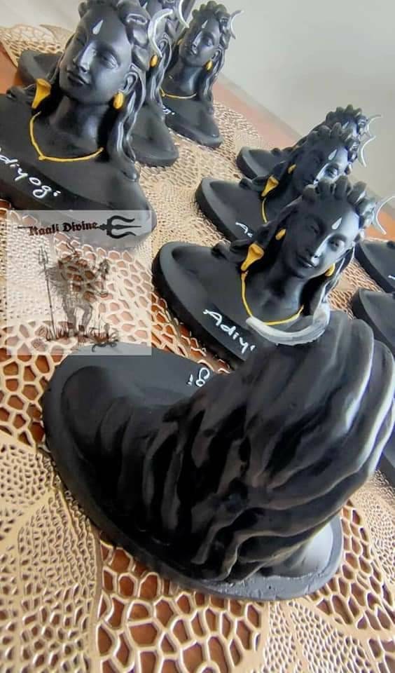 ADIYOGI lord Shiva Statue for Car Dash Board, Pooja & Gift, Mahadev Murti/Idol, Shankara for Home- Office Decor