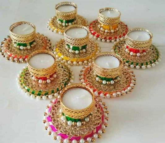 100 pc golden Diwali Tea light holder/candle holder/TEALIGHT holders/DIWALI diyas/Return gift/festival/wedding/christmas/party decoration