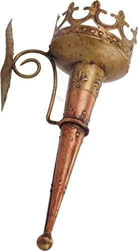 Hand Forged Decorative Fire Torch, Medieval Viking Vibe, Antique Lantern, Hand Made Wall Sconce Outdoor & Indoor Decor