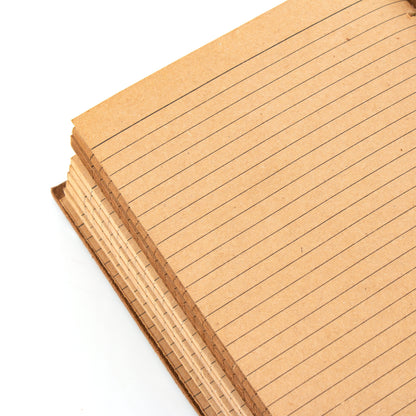 Green Leather Journal Craft paper with Buckle Writing Notebook Antique Leather Bound Daily Notepad for Men + Women,Travel diary Planner