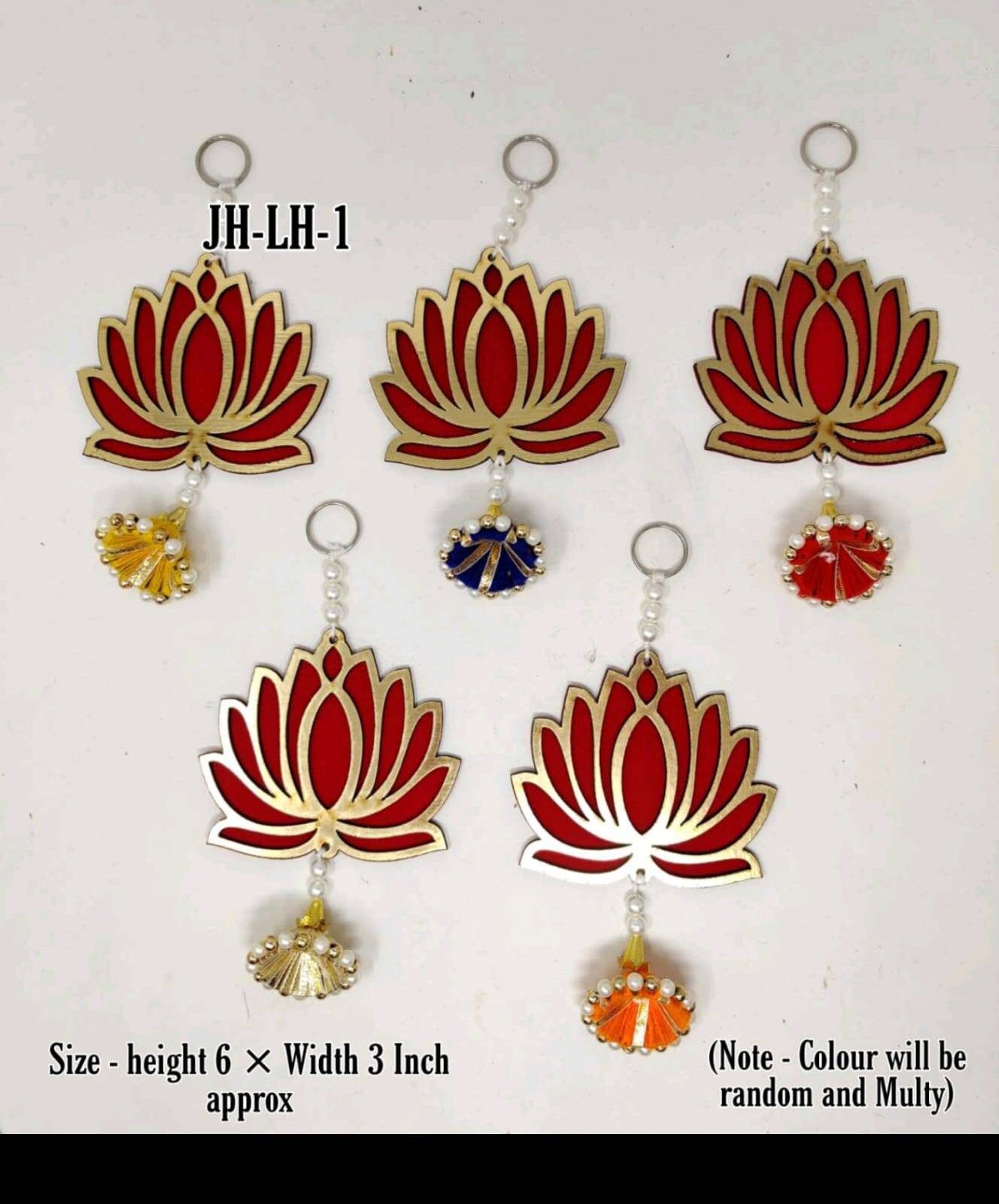 DIWALI Decoration Lotus wall hanging Lotus Back Drop Hanging Lotus back drop decor Entrance Side Door Hangings Lotus Diwali/Navratri/Decor