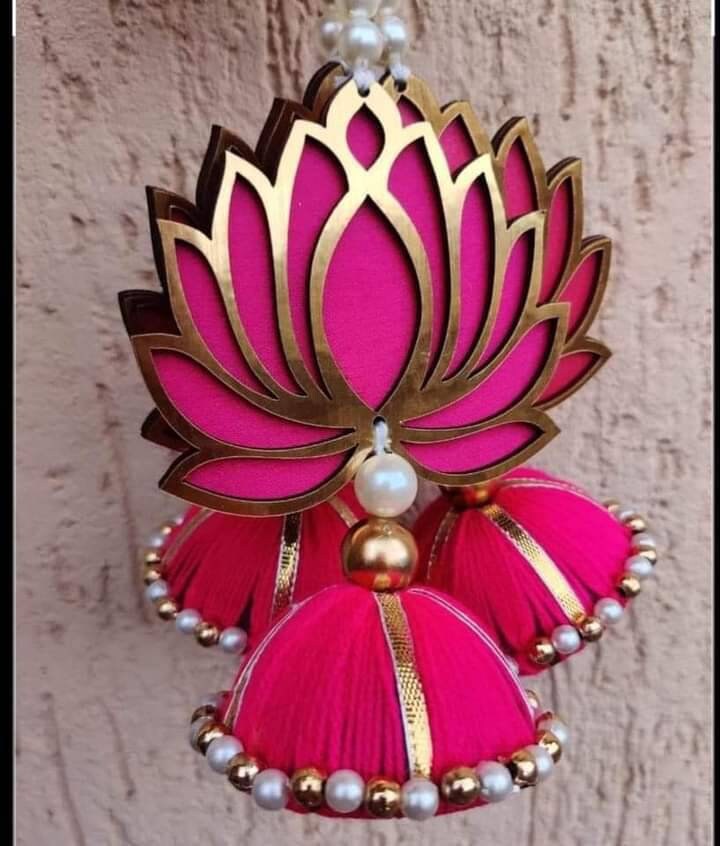 DIWALI Decoration Lotus wall hanging Lotus Back Drop Hanging Lotus back drop decor Entrance Side Door Hangings Lotus Diwali/Navratri/Decor