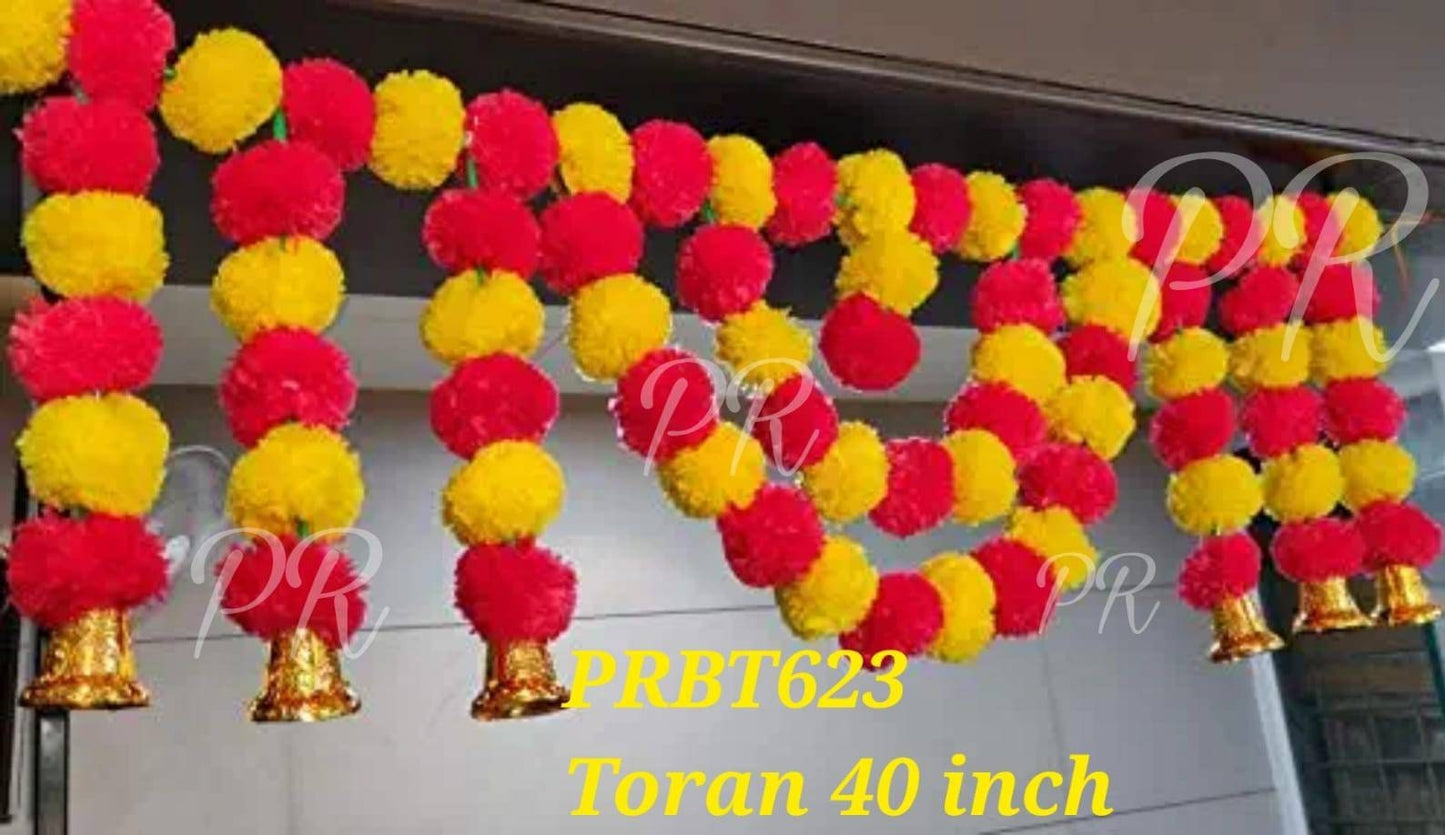 Toran/valence ganpati decoration/backdrops flower toran marigold flower