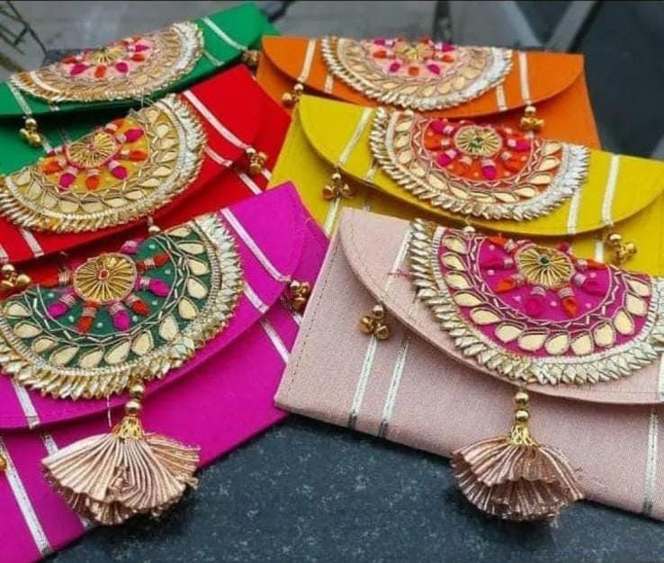 Lot of 100 Potli bags/Evening clutch/party/ festival mehendi/wedding function handbags/giveaways/ return gifts/ 5-100 pc