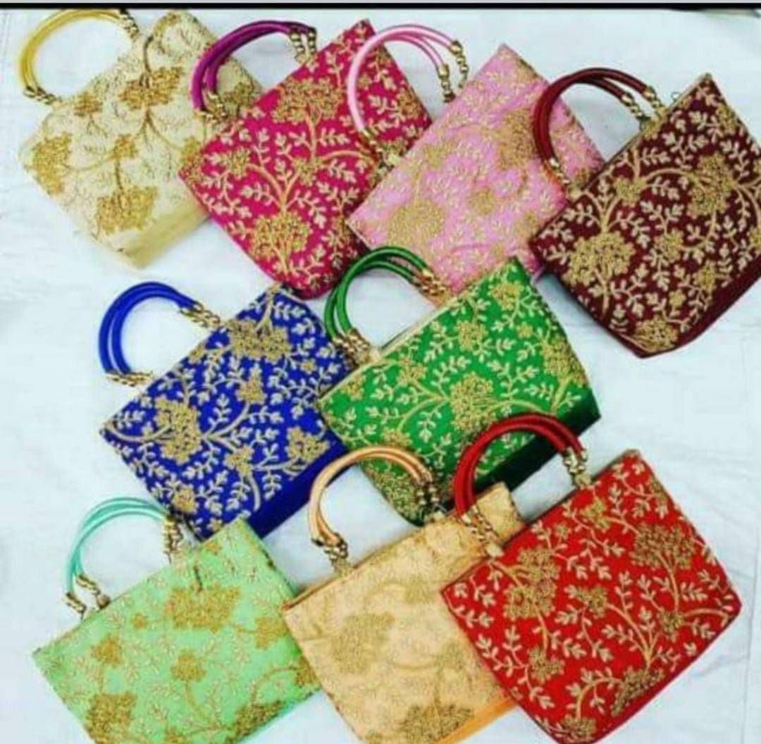 Lot of 100 Potli bags/Pooja bags/wedding favours/party/festival mehendi/wedding handbags/gota patch potli giveaways/return gifts/ 5-100 pc