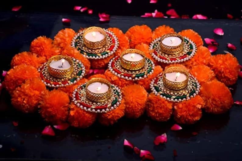 Wholesale Tealight holder/candle holder/DIWALI diyas/return , Diwali gift/giveaways Pooja home festive/wedding/christmas/party decoration