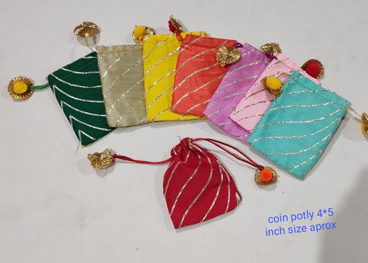 Lot of 100 Indian handmade women dry fruit bags/Evening clutch/purse/ drawstring bags/party/mehendi/wedding giveaways/Return gift/ coin bag