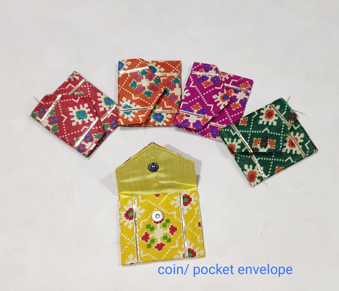 Lot of 100 Indian handmade women coin bags/Evening /purse/ drawstring bags/party/mehendi/wedding favours/giveaways/Return gift