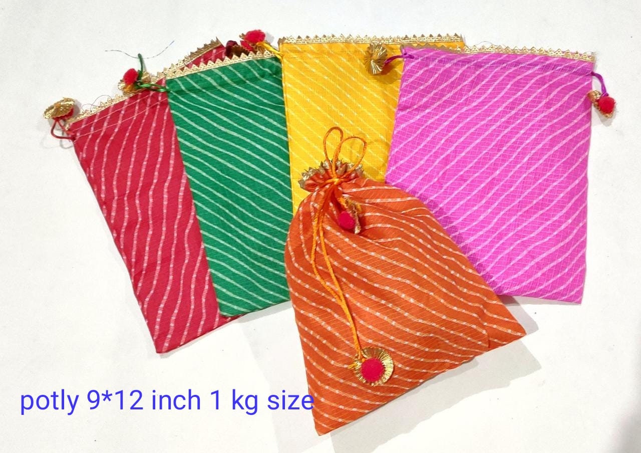 Lot of 100 Indian handmade women Potli bags/Evening clutch/purse/ drawstring bags/party/mehendi/wedding handbags/giveaways/Return gift