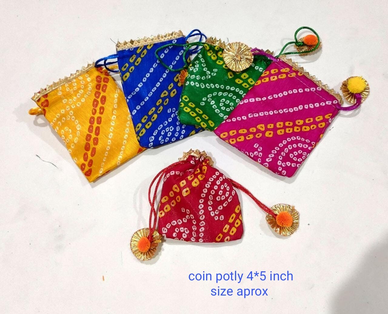 Lot of 100 Indian handmade women dry fruit bags/Evening clutch/purse/ drawstring bags/party/mehendi/wedding giveaways/Return gift/ coin bag