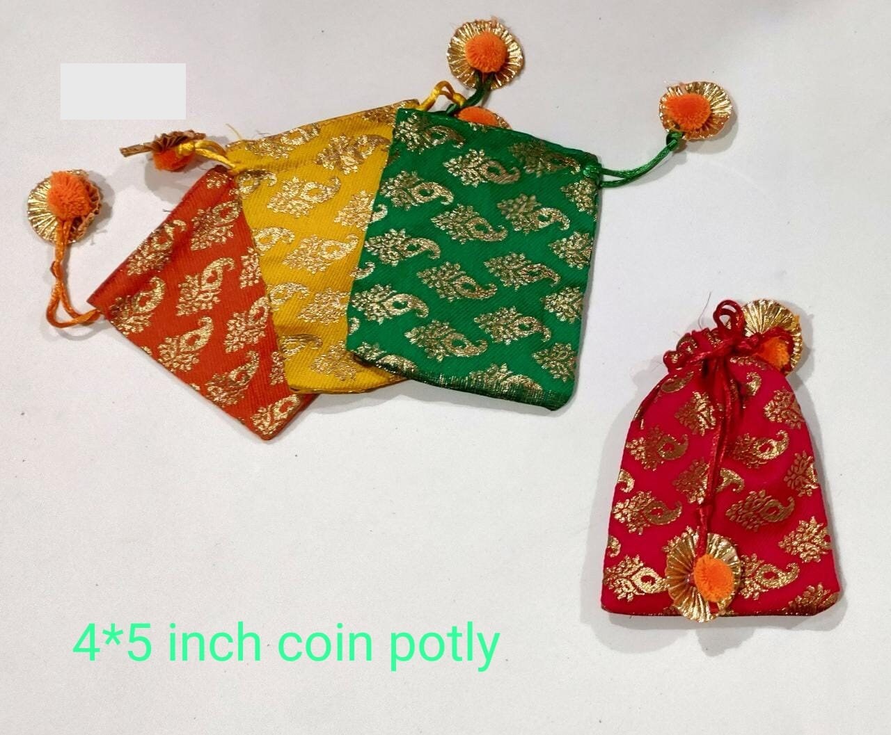 Lot of 100 Indian handmade women dry fruit bags/Evening clutch/purse/ drawstring bags/party/mehendi/wedding giveaways/Return gift/ coin bag