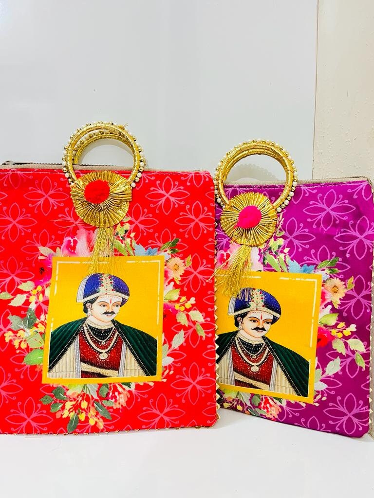 Wholesale 100 Gift Handbag/Raja Rani bags/wedding bags/party/festival mehndi/wedding handbags/satin silk bags giveaways/return gifts/favours