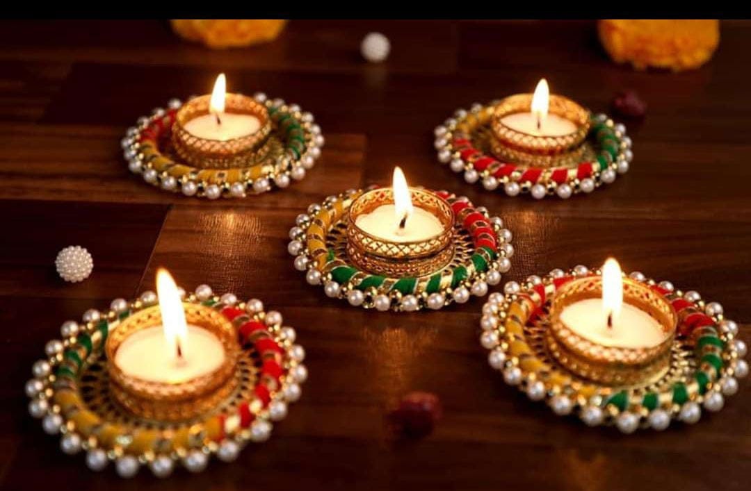 Wholesale Tealight holder/candle holder/DIWALI diyas/return , Diwali gift/giveaways Pooja home festive/wedding/christmas/party decoration