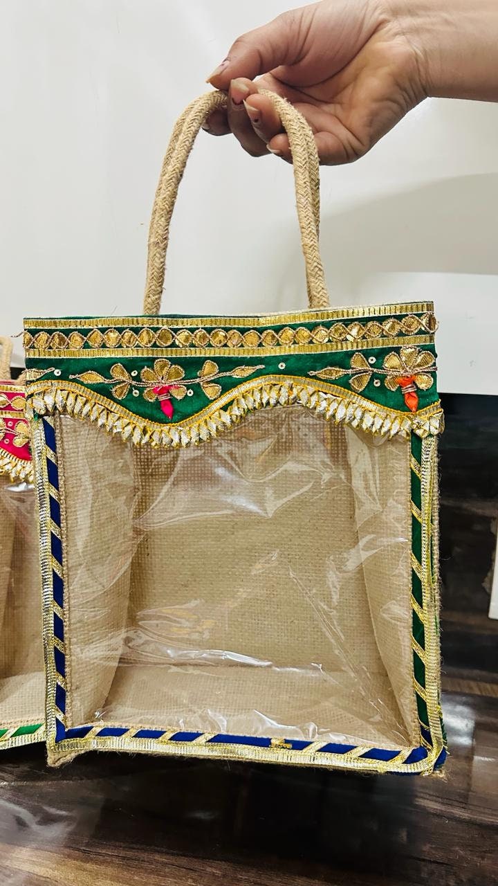 Wholesale 100 Gift Handbag/jute bags/wedding bags/party/festival mehndi/wedding handbags/satin silk bags giveaways/return gifts/favours